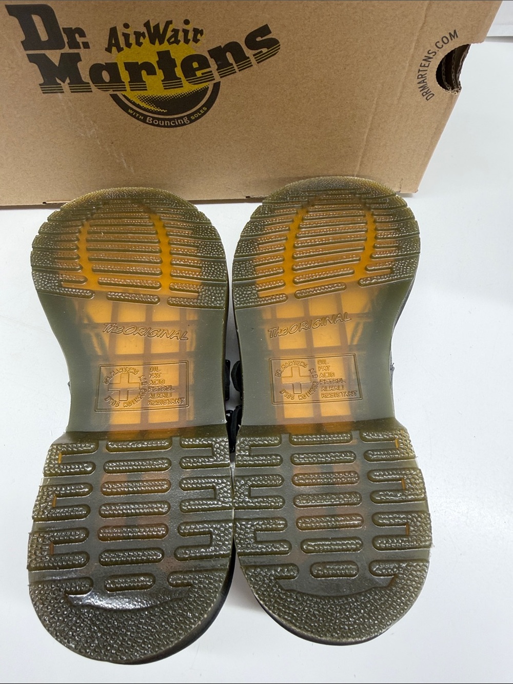 Dr Martens Virginia Leather Mary Jane Shoes Brougue 8065 Black New Womens Size 7 - Picture 6 of 9